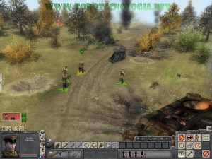 Primer imagen del demo de Men of War